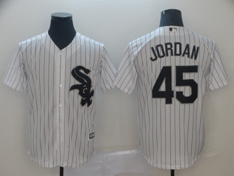Men Chicago White Sox #45 Jordan White Game MLB Jersey->chicago white sox->MLB Jersey